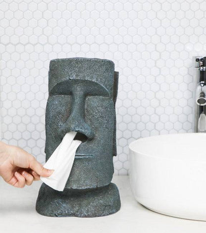 Moai Tissue Dispenser - BRIVLOX | Where Innovation Meets Style!