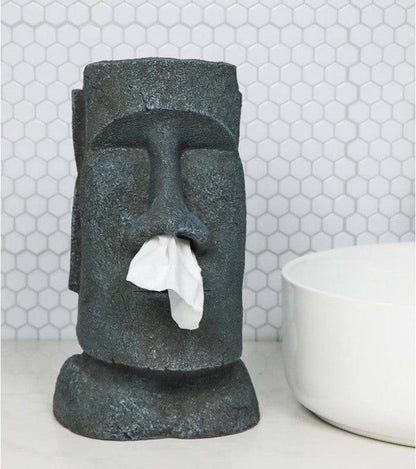 Moai Tissue Dispenser - BRIVLOX | Where Innovation Meets Style!