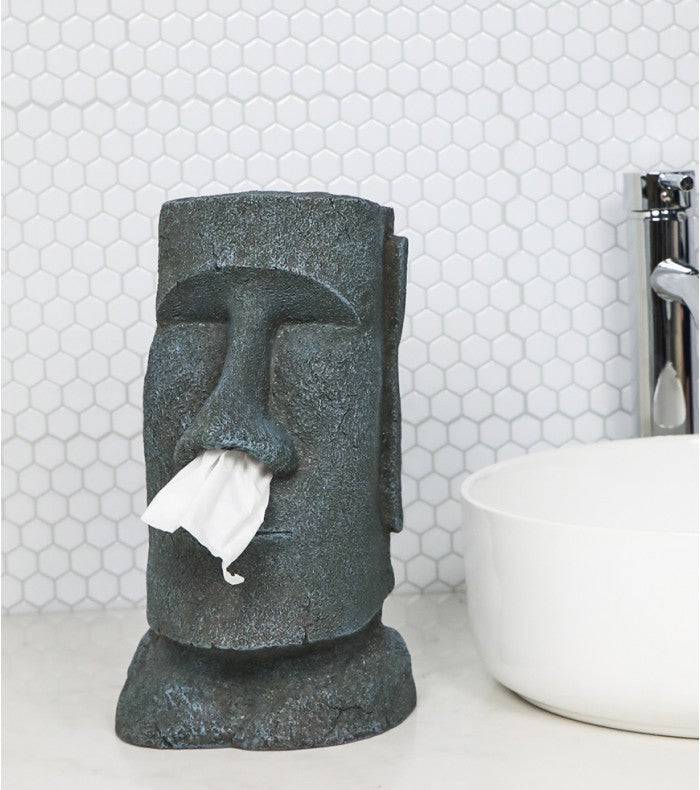 Moai Tissue Dispenser - BRIVLOX | Where Innovation Meets Style!