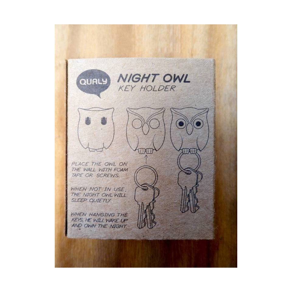 Night Owl Key Holder by Qualy - BRIVLOX | Where Innovation Meets Style!