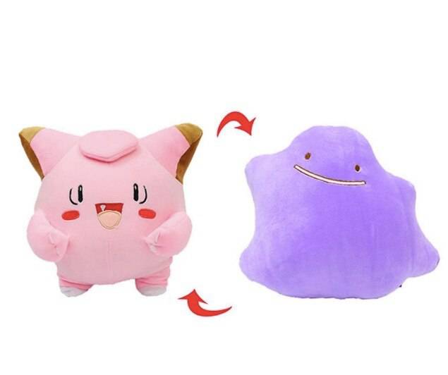 Pokemon Ditto Reversible Plushies - BRIVLOX | Where Innovation Meets Style!