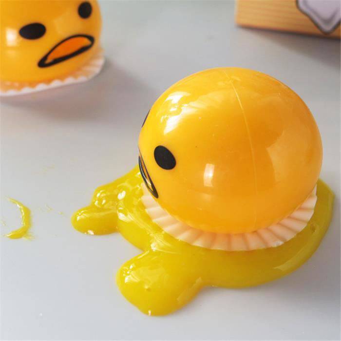 Vomiting Egg Yolk (Puking Egg Yolk Stress Ball) - BRIVLOX | Where Innovation Meets Style!