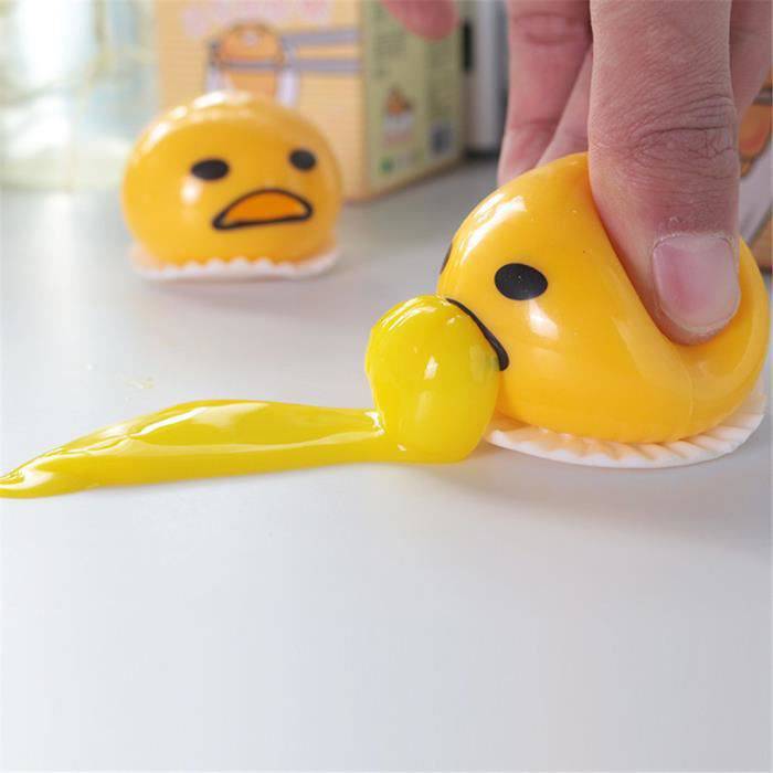 Vomiting Egg Yolk (Puking Egg Yolk Stress Ball) - BRIVLOX | Where Innovation Meets Style!