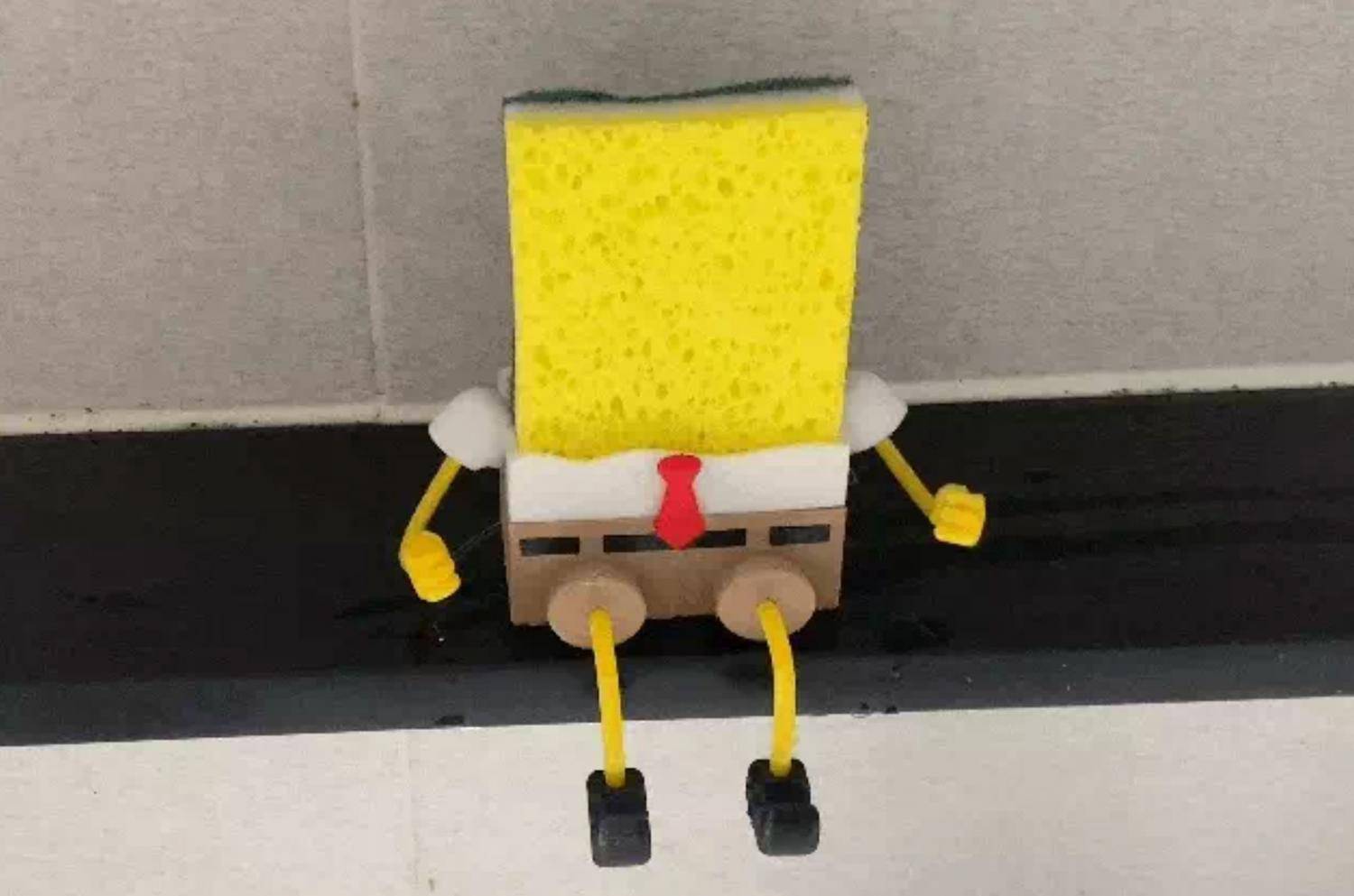 SpongeBob Sponge Holder - BRIVLOX | Where Innovation Meets Style!